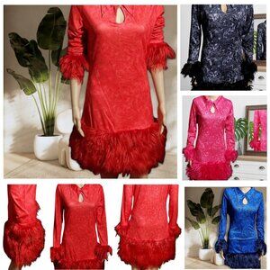 NWT Faux Fur Bodycon Dress Bundle — Set of 4 — X-Large Multiple Colors